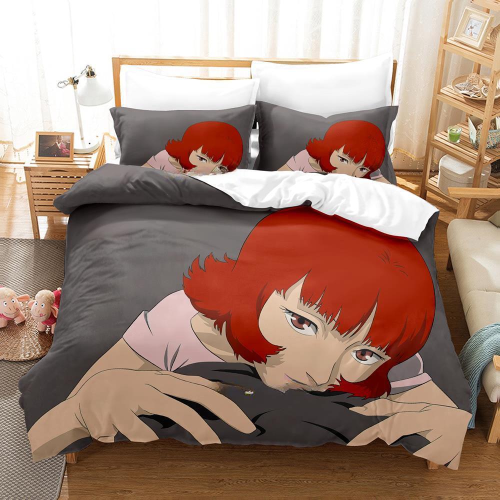 New Paprika Movie Bedding Set Single Twin Full Queen King Size Bed Set Adult Kid Bedroom Duvet cover Sets 3D Anime Bed Sheet Set