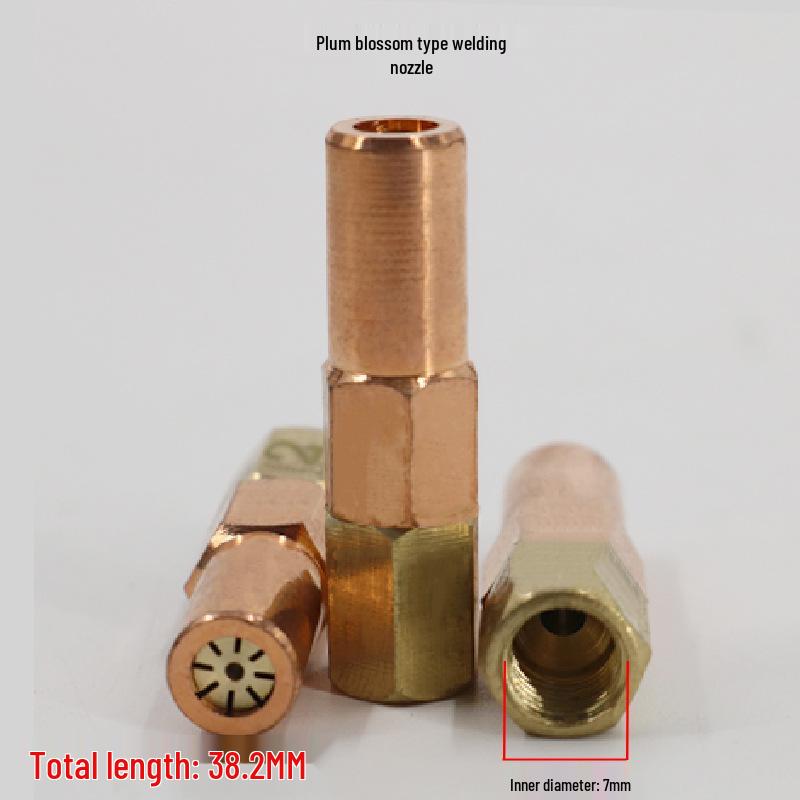 2L Multi-Hole Purple Copper Torch Nozzle: Acetylene/Propane/Oxygen Small Welding and Cutting Tip
