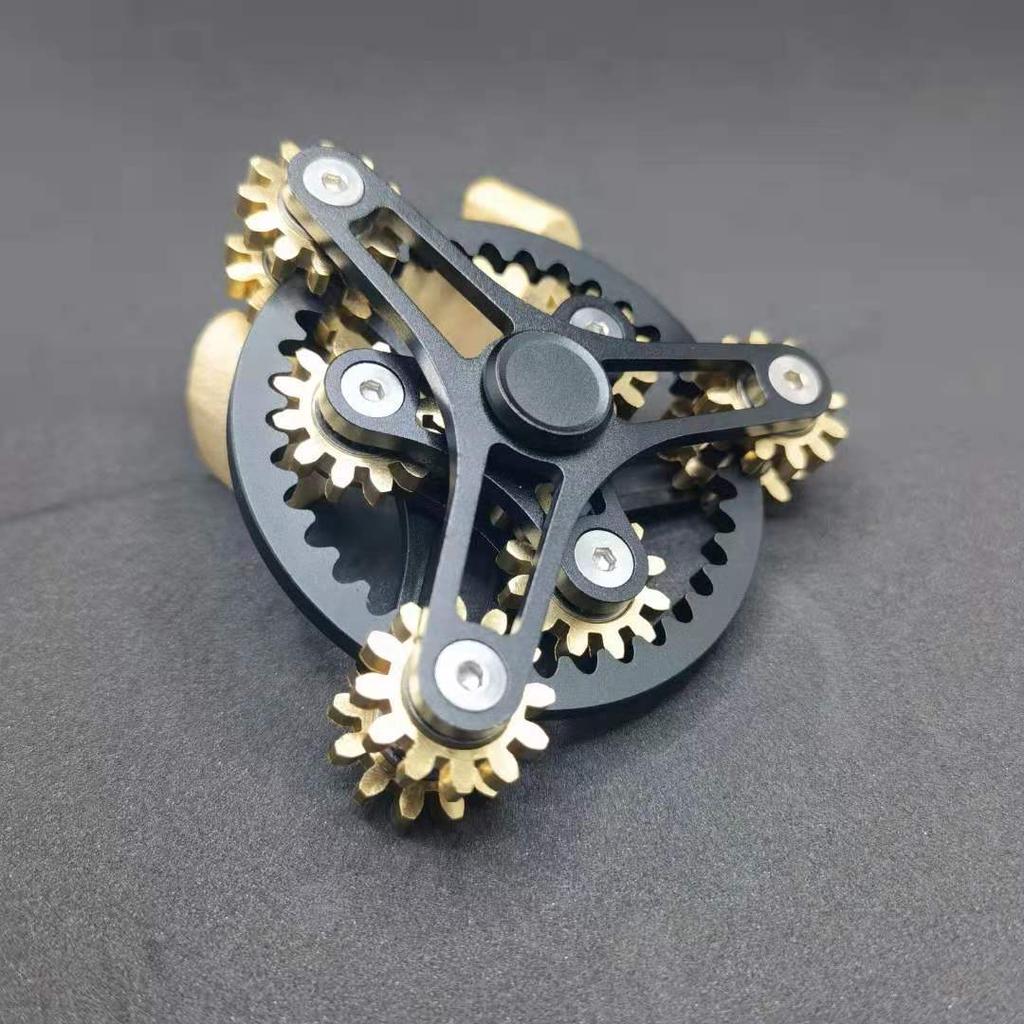 Design Zahnrad Fingerspitze Gyroskop Rotor Vollkupfer Fidget Neunzahn-Verbindung EDC Metalllegierung Rotor Fokussierung Dekompression Spielzeug
