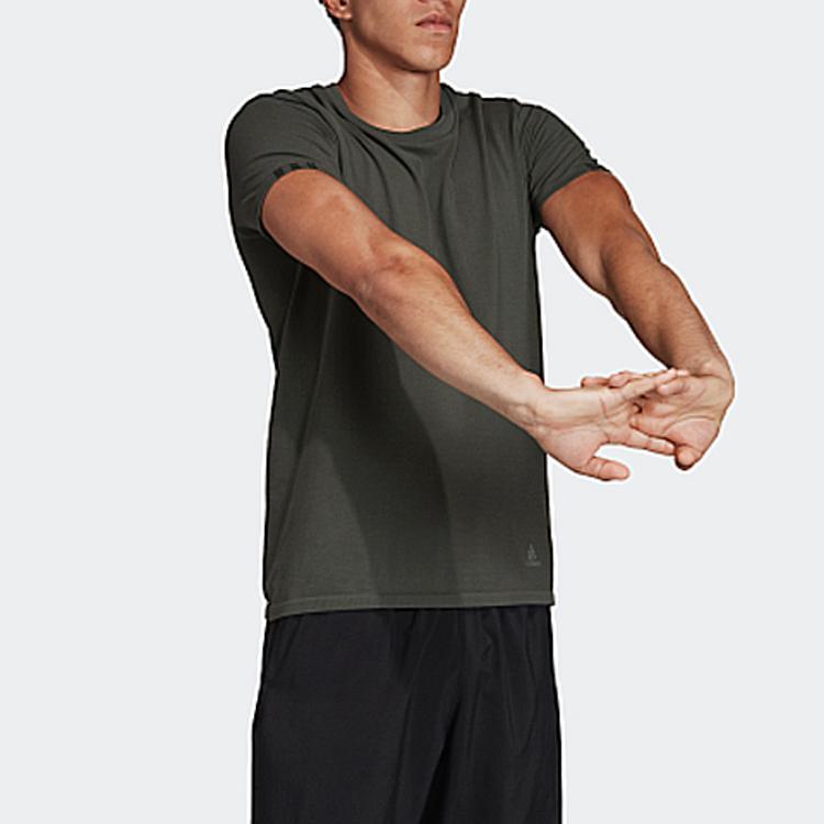 Adidas 25/7 Running Tee Men Tops Black DZ1812