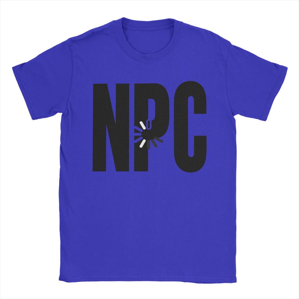 Men NPC Loading Black Logo TShirts Cotton Tees Summer Vintage ShortSleeve TShirt O Neck Hip Hop Print Tee Shirt Plus Size
