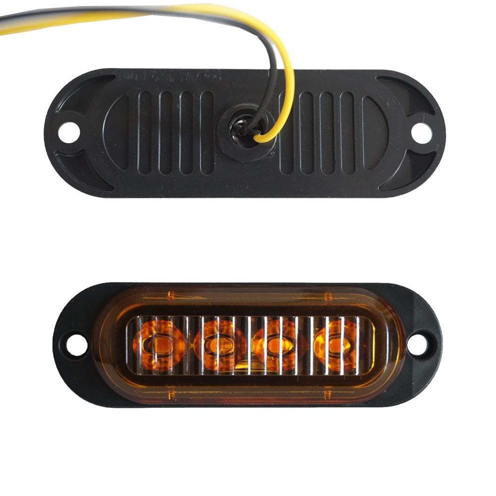 Clearance Light LED Side Marker Lights Yellow Parts