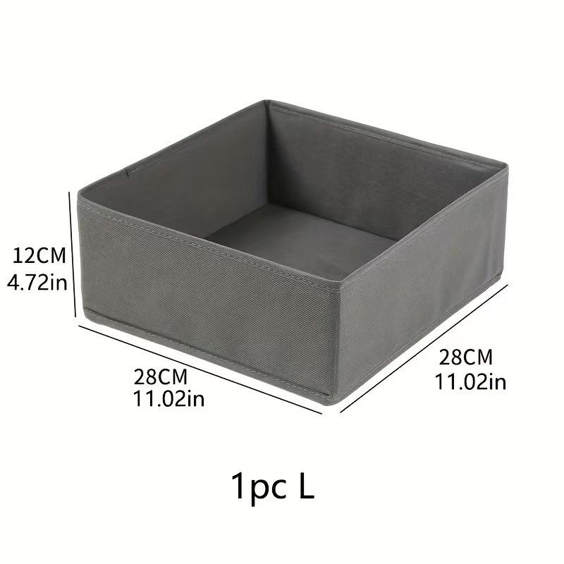 1pc Fabric Underwear Storage Box Drawer Organizers For Closet Organization And Storage Of Socks Underwear Ties And More Clothing