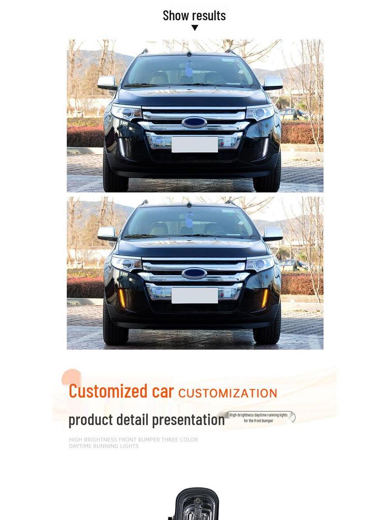 Zweifarbige Tagfahrlichter für Ford Edge