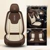 All-Season Linen Car Seat Cushion - Full Coverage & Universal Fit