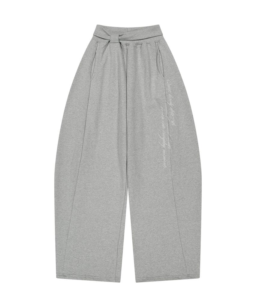 ILLIGO Lace Ribbon Sweatpants Melange