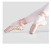 Ballet Pointe Dance Shoes for Adults & Children - Satin, Leather Toe, Beginner Straps, Art Exam & Practice Use