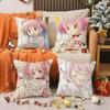Anime MMadoka Magica Cartoon Pillow Case Printing Pillowcase Living Room Sofa Cushion Cover Bedroom Room Decor