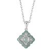 New Chinese Blue and White Porcelain Necklace for Women Simple and Fashionable High-end Pendant Niche Design Light Luxury Versatile Collarbone Chain