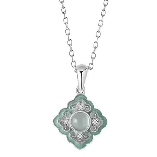 

Новое китайское сине-белое фарфоровое ожерелье для женщин, простое и модное, высококачественное, подвесное, нишевое, дизайн, легкая, роскошная, универсальная, ключичная цепочка