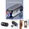 Bluetooth Rgb Bass Portable Clock Speaker With Fm Radio For Home Outdoor Fitness