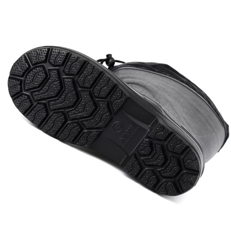 New Men Rain Boots High Quality EVA Waterproof Shoes Men Platform Snow Boots Outdoor Non-slip Fishing Shoes Men Rain Shoes