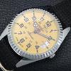 VINTAGE SEIKO 5 AUTOMATIC REFURBISHED JAPAN MENS YELLOW DIAL WATCH a444010-6