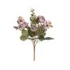 Artificial Flower Silk Tea bud Peony christmas Bride Bouquet For Wedding Home Decoration Accessory Indoor outdoor fake flower