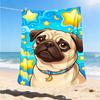1pc Pug StarryOutdoor Blanket, Soft And Comfortable Blanket, Casual Warm Outdoor Blanket, Good Birthday Gift yy260328068