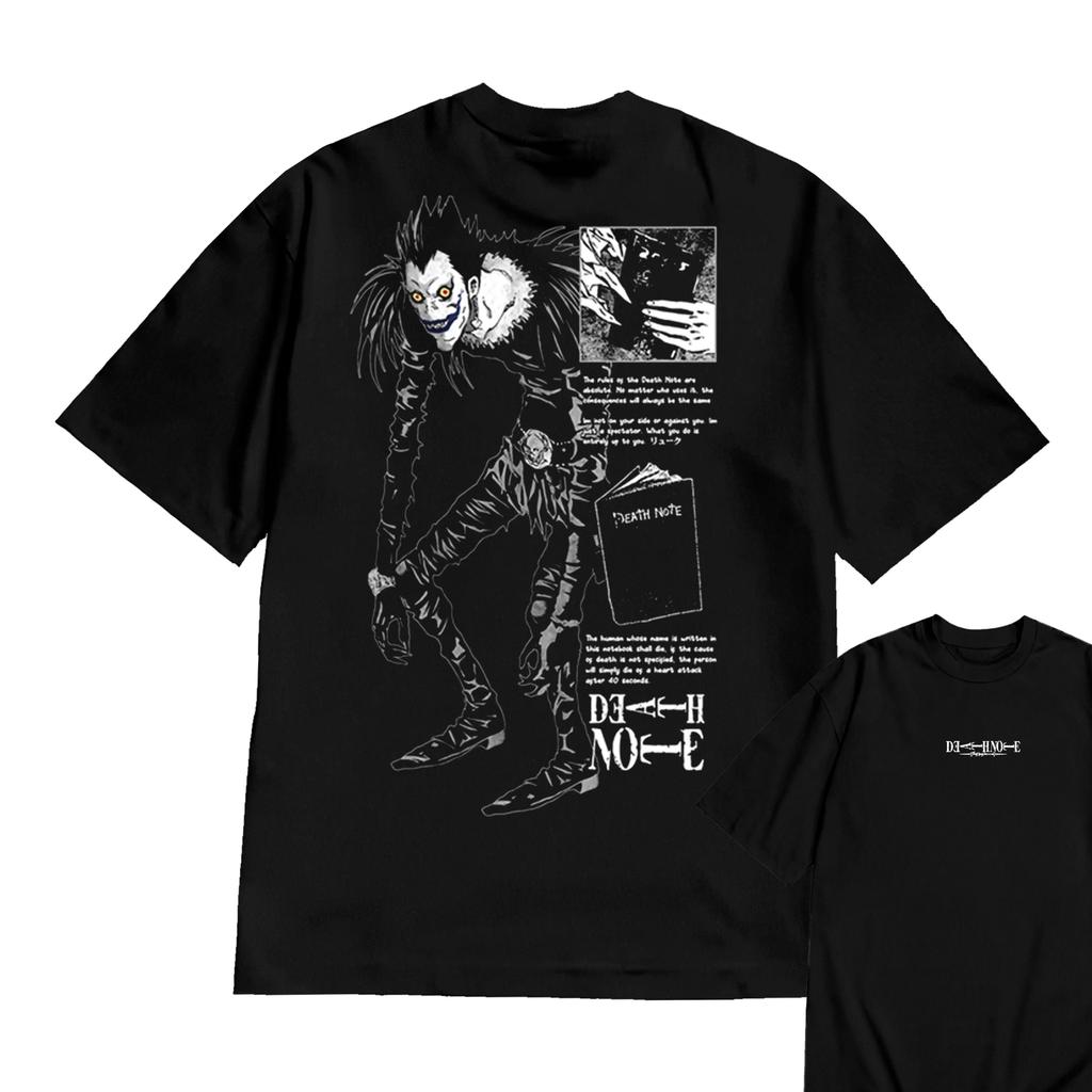 Death Note Anime Graphic TShirt 100Cotton Oversized unisex Shirt Y2k Unisex Short Selling Popular Sleeve ONeck Selling Popular