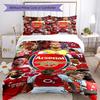 Arsenal Bedding Set Breathable Duvet Cover with Pillowcases Decorative Bed Linen for Bedroom Home Decoration Birthday Gift