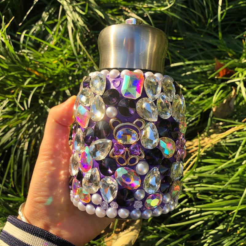 Duoli Diamond Bling Bear Design Insulated Tumbler