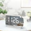 Digital Projections Alarm Clocks for Bedrooms 180° Rotatable Projector Loud Duals Alarms for Kids Elderly,Heavy Sleepers