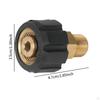 Pressure Washer Adapter Quick Connect Metric Fitting Copper Parts Connection Hose Connectors M22