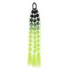 Synthetic 1Pcs Ponytail Extension Corlorful Bubble Braid Long Lantern Braided Ponytail with Hair Tie Straight Hairpieces
