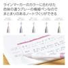 KOKUYO Textmarker 2-Farben in 1 Marker, Mark+ Grauer Typ, 5-teiliges Set, PM-MT201-5S