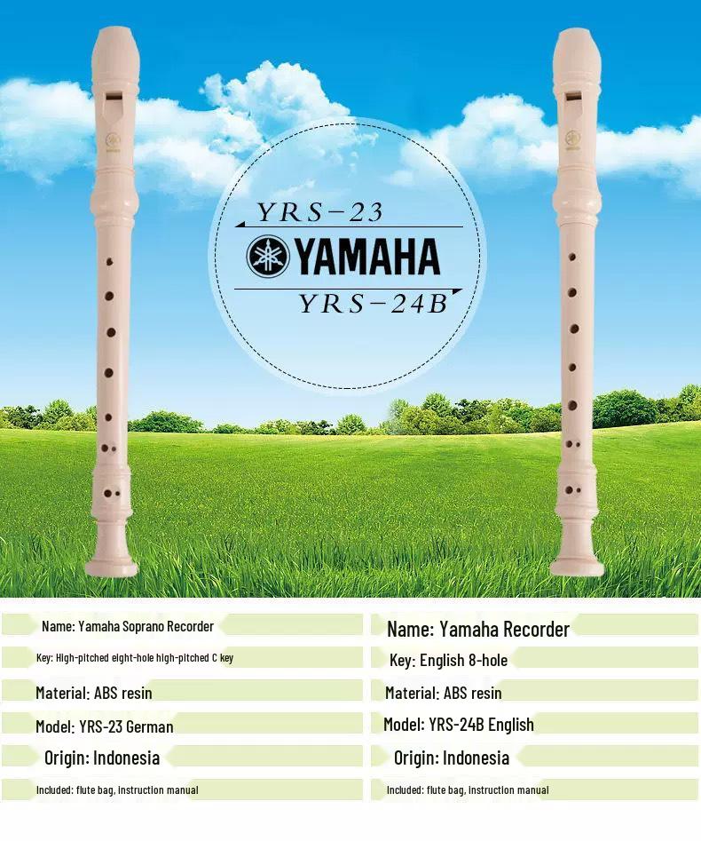 YMH Profesjonalny 8-otworowy flet prosty sopranowy w stylu niemieckim dla uczniów i dzieci