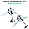 Watch Accessories Watch Hands with Aircraft Seconds Hand Green Luminous Three Hands for NH35/ NH34/ NH36/ NH70/4R/7S Movement