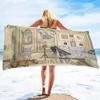 Oil Painting Beach Towels Oversized Vintage Design Art Landscape Beach Towel Microfiber Beach Towel Soft Polyester Microfiber