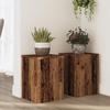 VidaXL Plant Stands 2 Pcs Old Wood Engineered Wood, Flower Stand, Pot Stand, Plant Support 852913