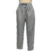 Women Harem Pants Adjustable Elastic Waistline Striped Print Boho Pants with Pockets Lightweight Breathable Casual Trousers