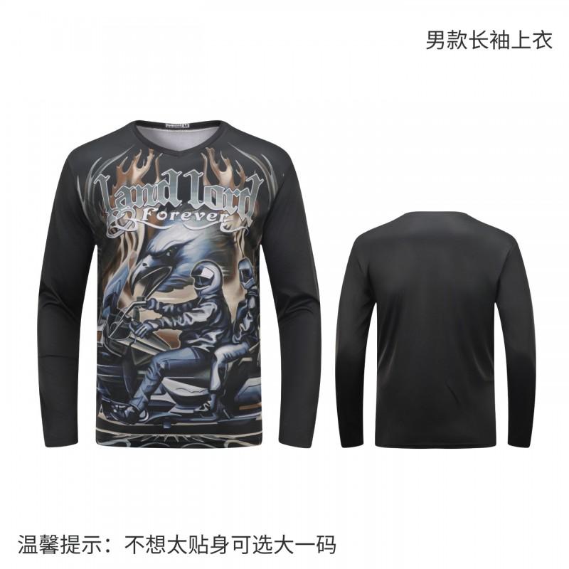 1 Mens Long Sleeve Cycling Jersey Quick Dry Breathable Mountain Road Bike Riding Shirt Fall