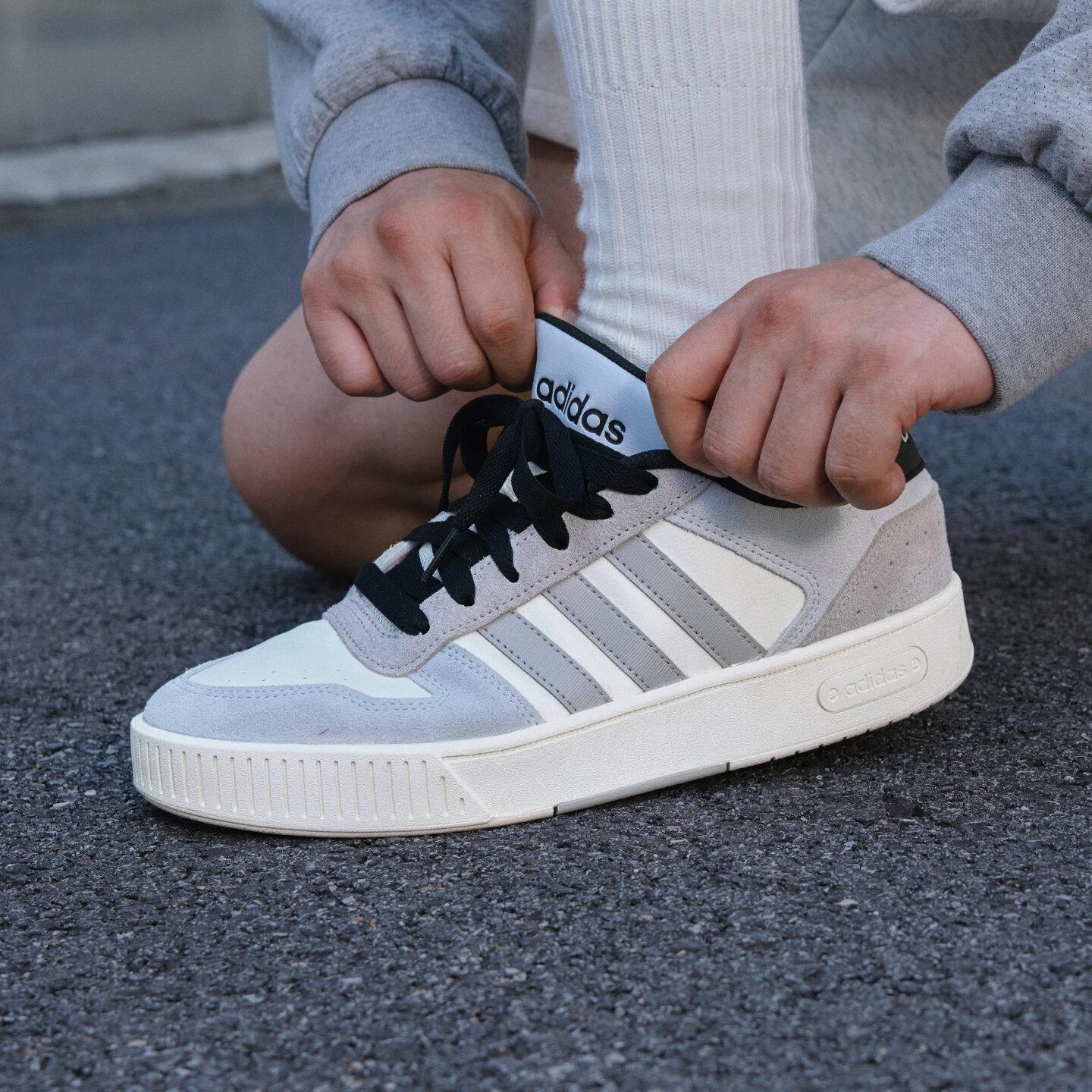 Adidas Neo D PAD Low top Skateboard Shoes Unisex White Gray Blue 42