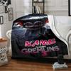 Gremlins Movie Poster Dark Sky Red Eyes Four Seasons Blanket Customized With Your Name Lightweight And Warm Perfect Gift For Home Office Camping Sofa