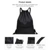 Foldable Drawstring Backpack Fitness Gym Bag Outdoor Travel Camping Hiking Knapsack Nylon Multi-Pockets Sport Rucksack