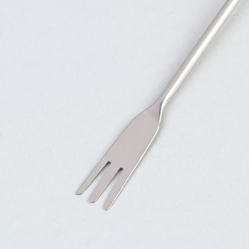 Fondue Fork Set for Chocolate Cheese BBQ Reusable Stainless Steel Wooden Handle Fruit Forks for Party Dipping and Grilling