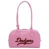 New MLB Polyester Handbag Shoulder Bag Regular Women's Dark Pink 3ABQL054N-07PKD