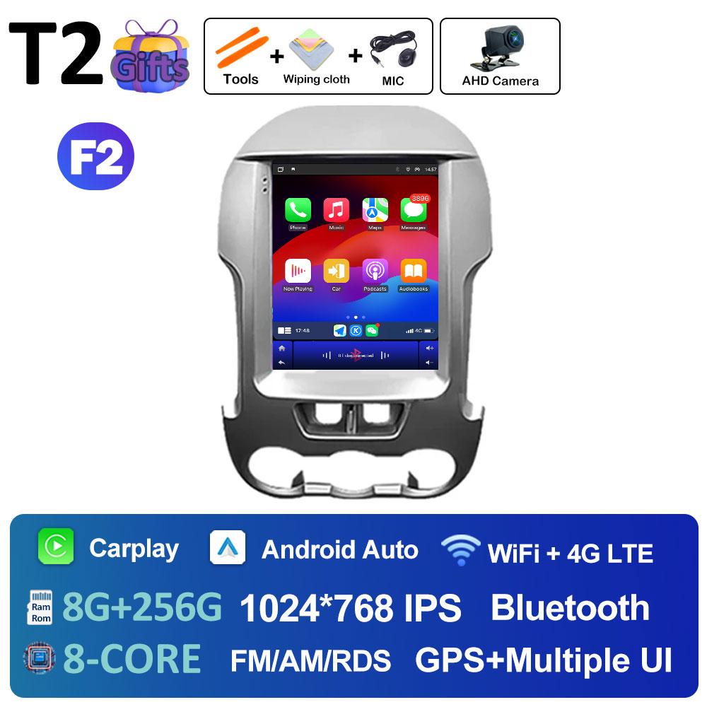 Intelligent System Wireless Carplay For Ford Ranger 2012 2013 2014 2015 Bluetooth Autoradio Cooling fan Touch Screen 4G No 2 din
