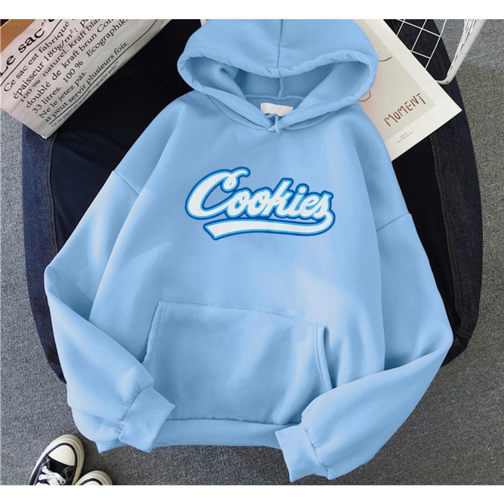 

Fashion Cookies Printed Women Hoodies Hip Hop Woman Casual Male Punk Gothic Y2K Clothes Hoody Pullover Unisex Streetwe XL