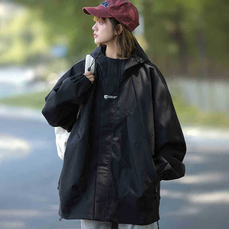 American Mountain Jacket Men and Women Spring New Loose Outdoor Waterproof Jacket Jacket