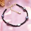 2024 New Style Sweet Cat Animal Natural Seawater Black Pearl 14K Gold Filled Female Bracelet  For Women Gifts No Fade
