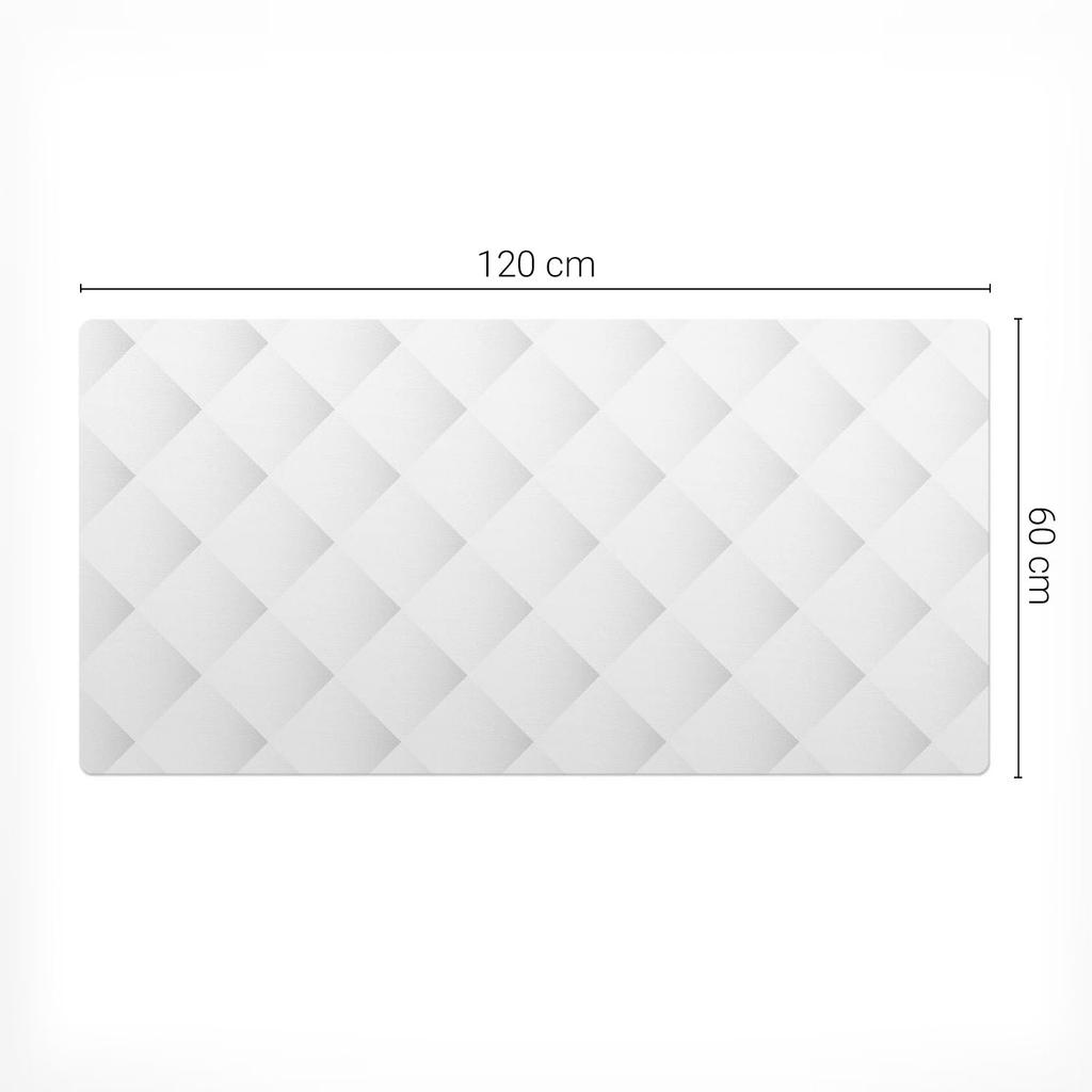 Antypoślizgowa Mata Na Biurko Ze Wzorem Geometryczny Wzór 3D 120X60 Cm