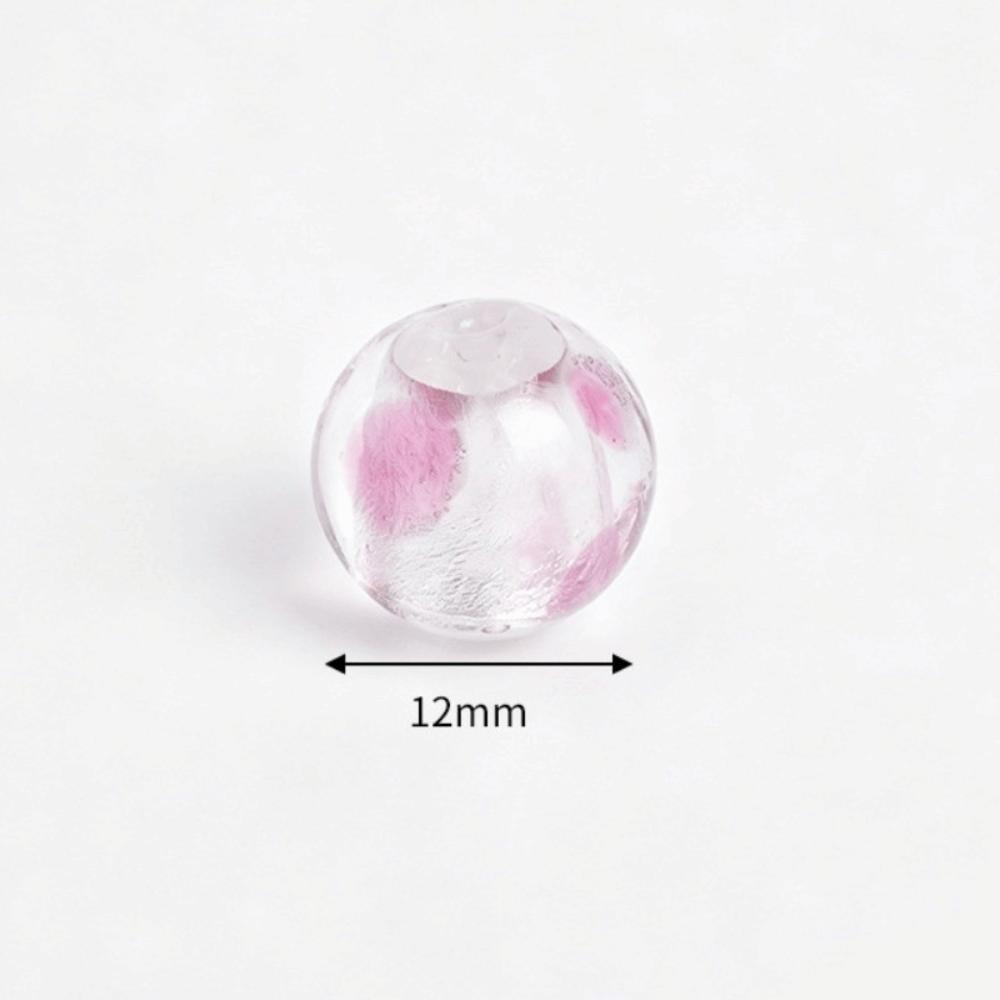 With Hole Curved Glass Beads 37 Styles Polka Dot Beads Lampwork Beads for 20pcs Diy Jewelry Making