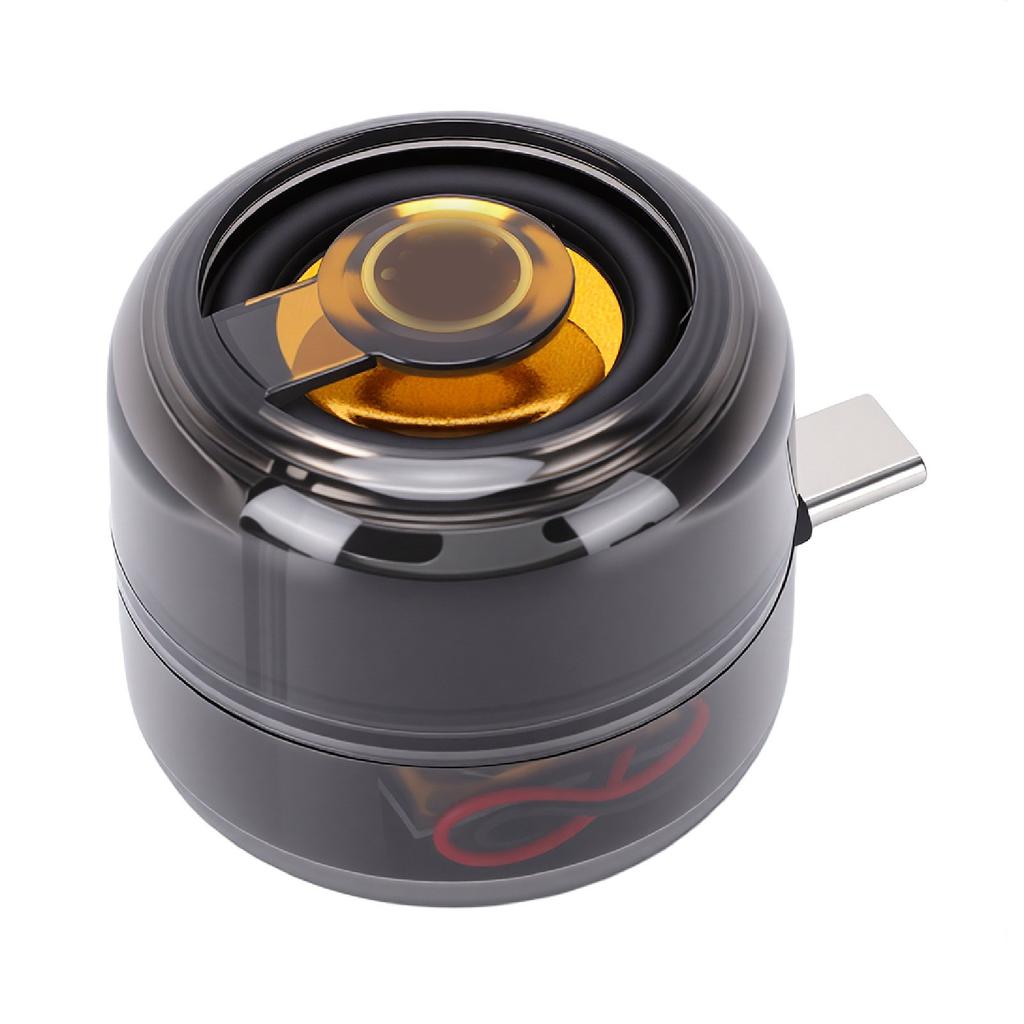 Portable Small Speaker 3W Mobile Phone Line In Speaker Type C Plug and Play Volume Amplifier for Cell Phone Laptop