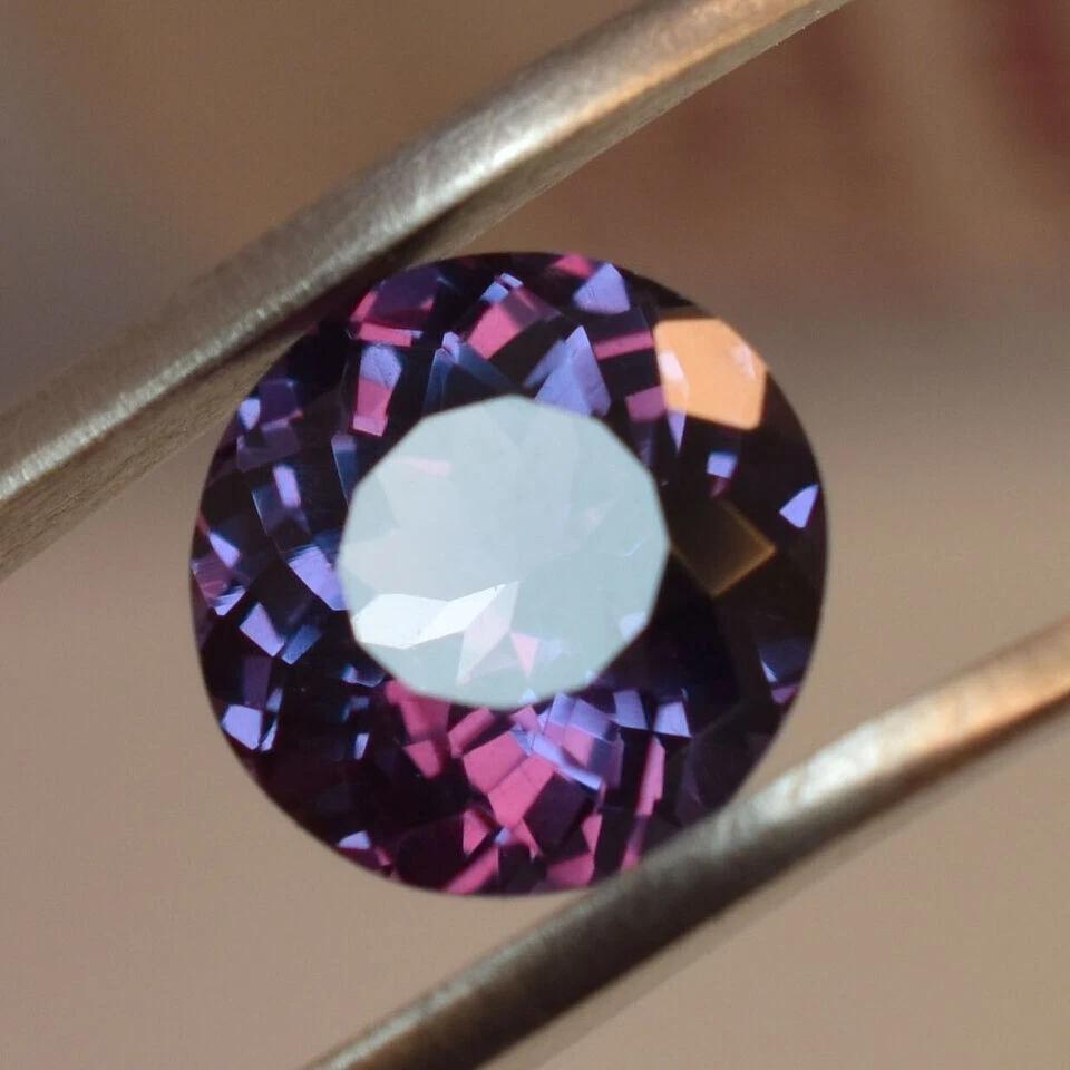 Alexandrite Color Changing Natural 15-16 Ct Round Cut Fabulous Gemstone