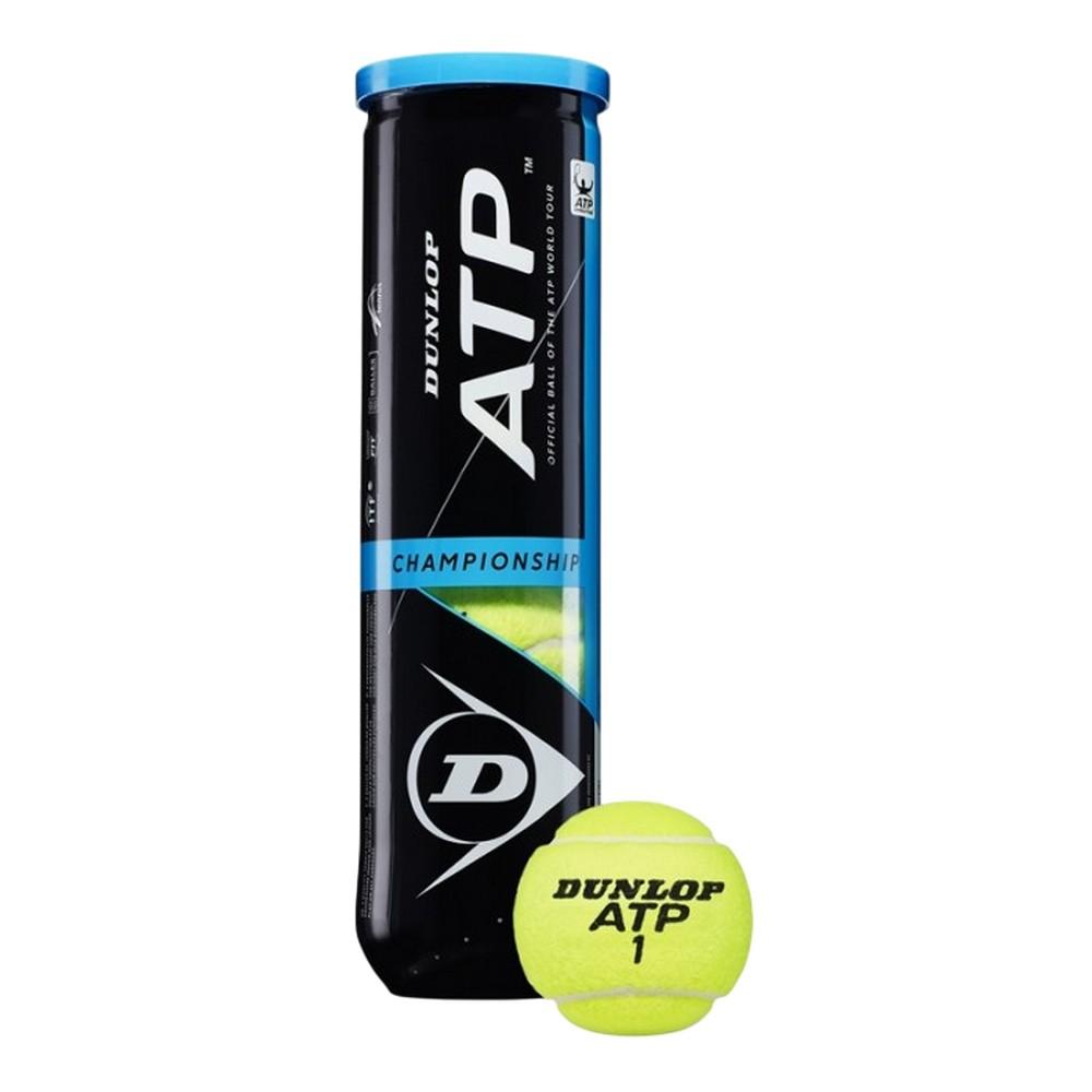 DUNLOP ATP-Meisterschafts-Tennisbälle (Packung mit 4)