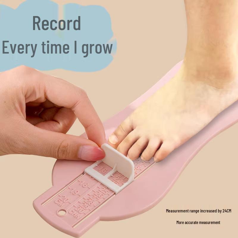 Baby Foot Measurer: Precise Shoe Size Tool for Infants and Kids - All Seasons
