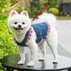 Breathable Mesh Pet Dog Skirt Suspender Dress Cat Clothes Chic Apparel Dog Denim Dress  Small Dogs