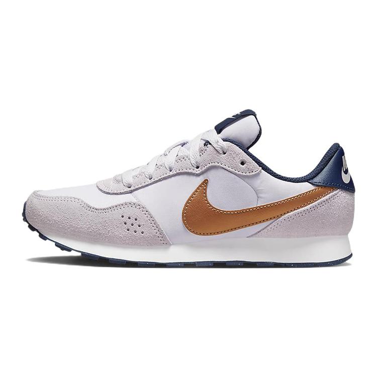 Nike MD Valiant Lace Up Cushioning Slip Resistant Abrasion Resistant Low top Kids' Running Shoes Purple Teenagers CN8558-501