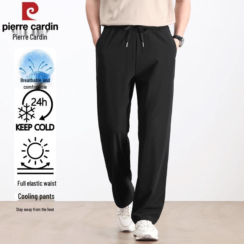 Pierre Cardin Men s Summer Cooling Quick-Dry Straight Leg Casual Pants M